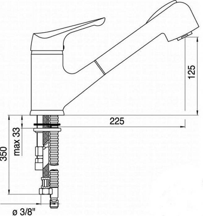 Купить кухонный смеситель SCHOCK Keto, нержавеющая сталь (710637) в Москве с дос - Товар на картинке можно купить.