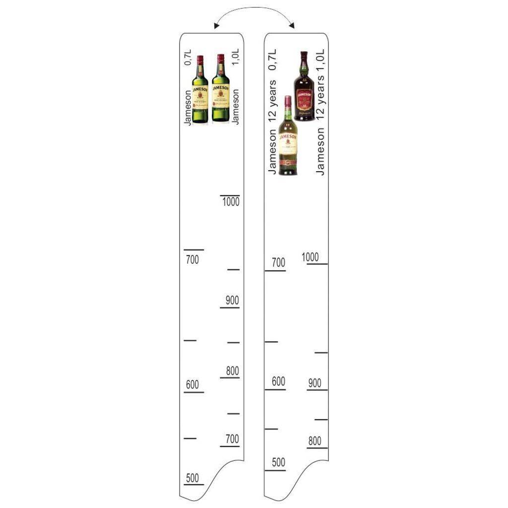 Купить Барная линейка Jameson (700мл/1л) / Jameson 12 лет (700мл/1л), P ...