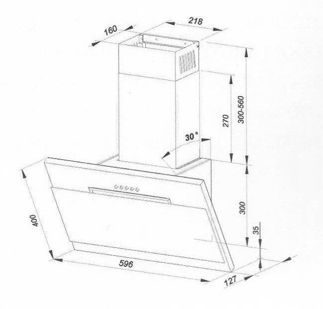Вытяжка exiteq ex 3015 схема встраивания